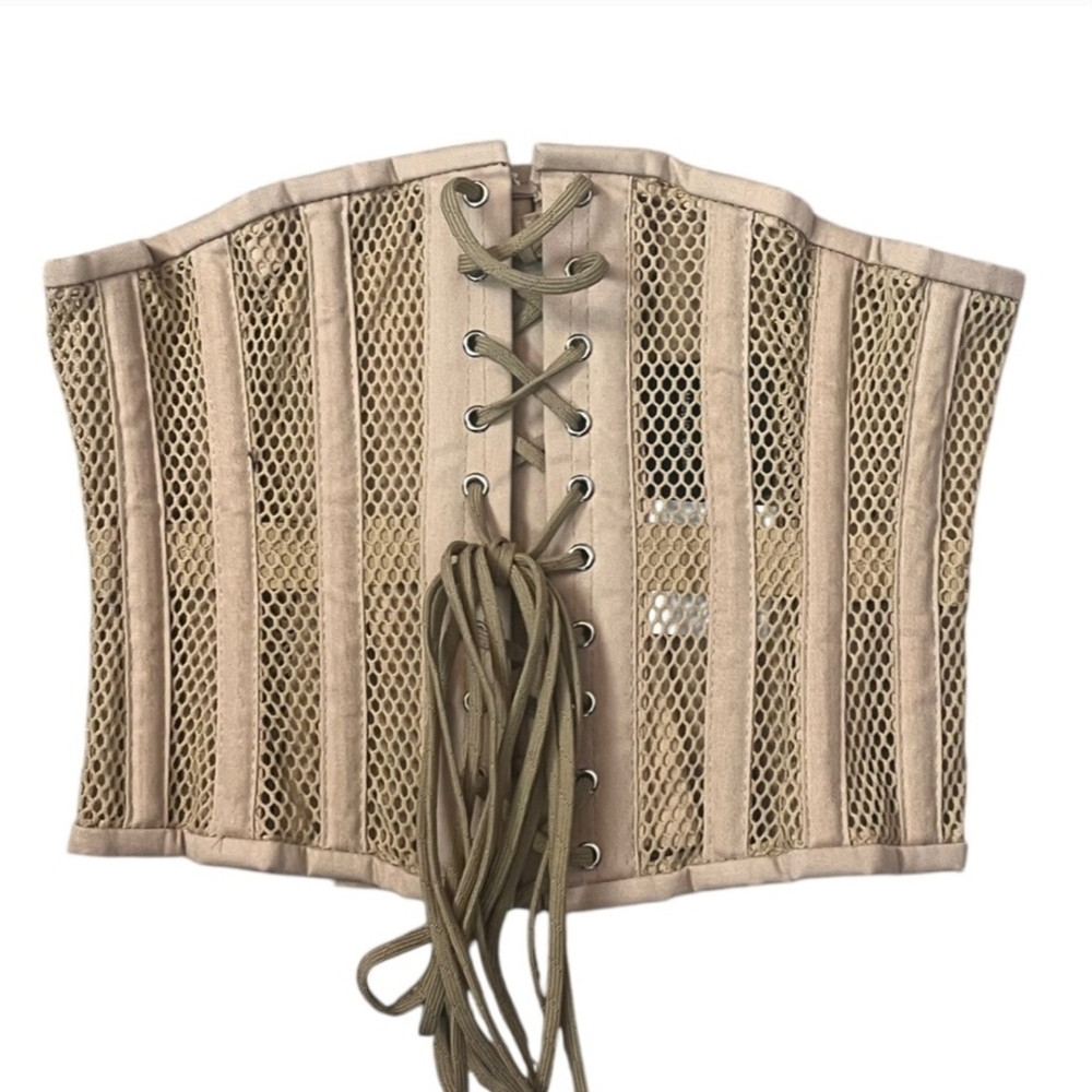 Stylish Tan Corset Belt